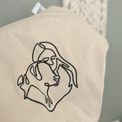 T-PAITA - custom one line kuvalla