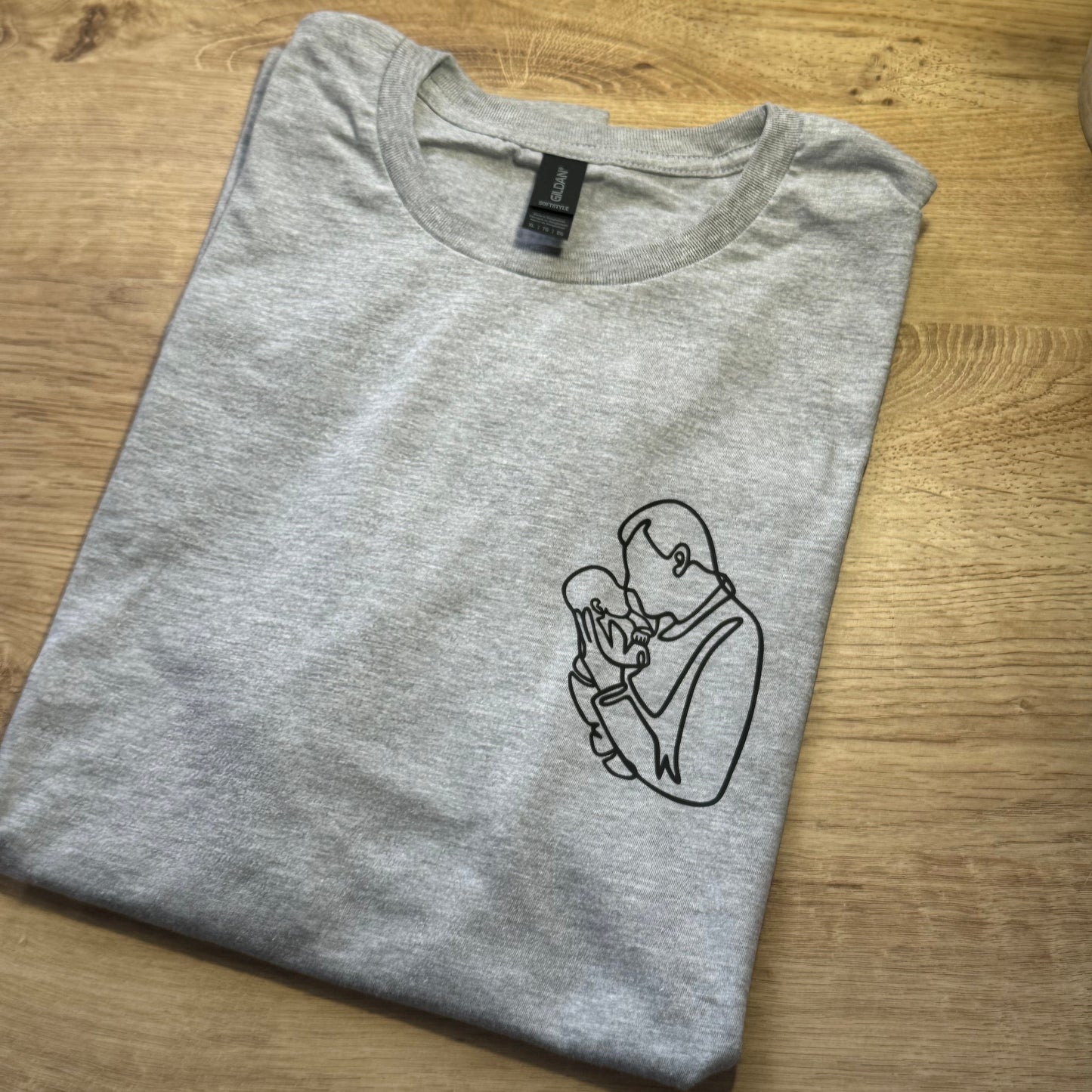 T-PAITA - custom one line pieni kuva