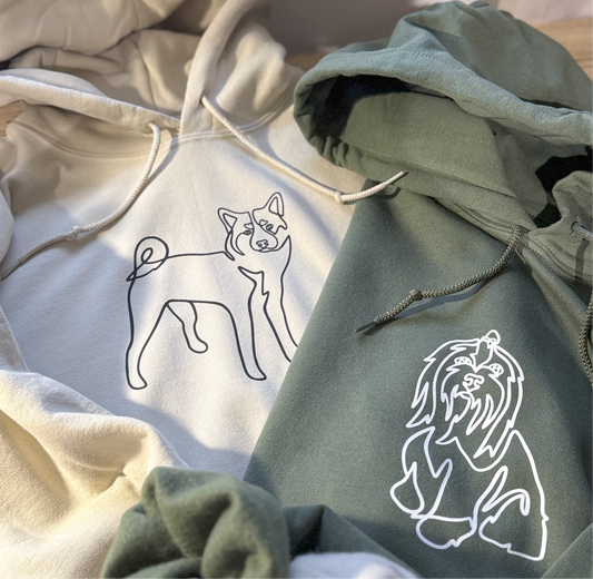 HUPPARI - custom one line kuvalla