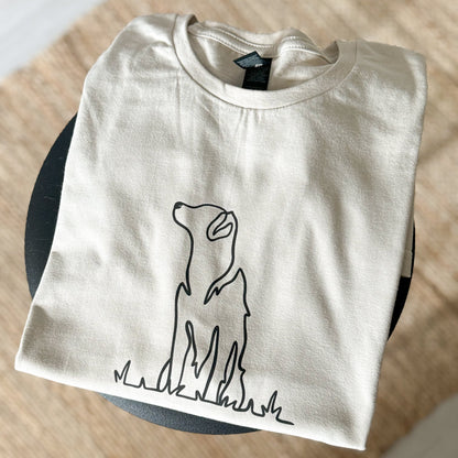 T-PAITA - custom one line kuvalla