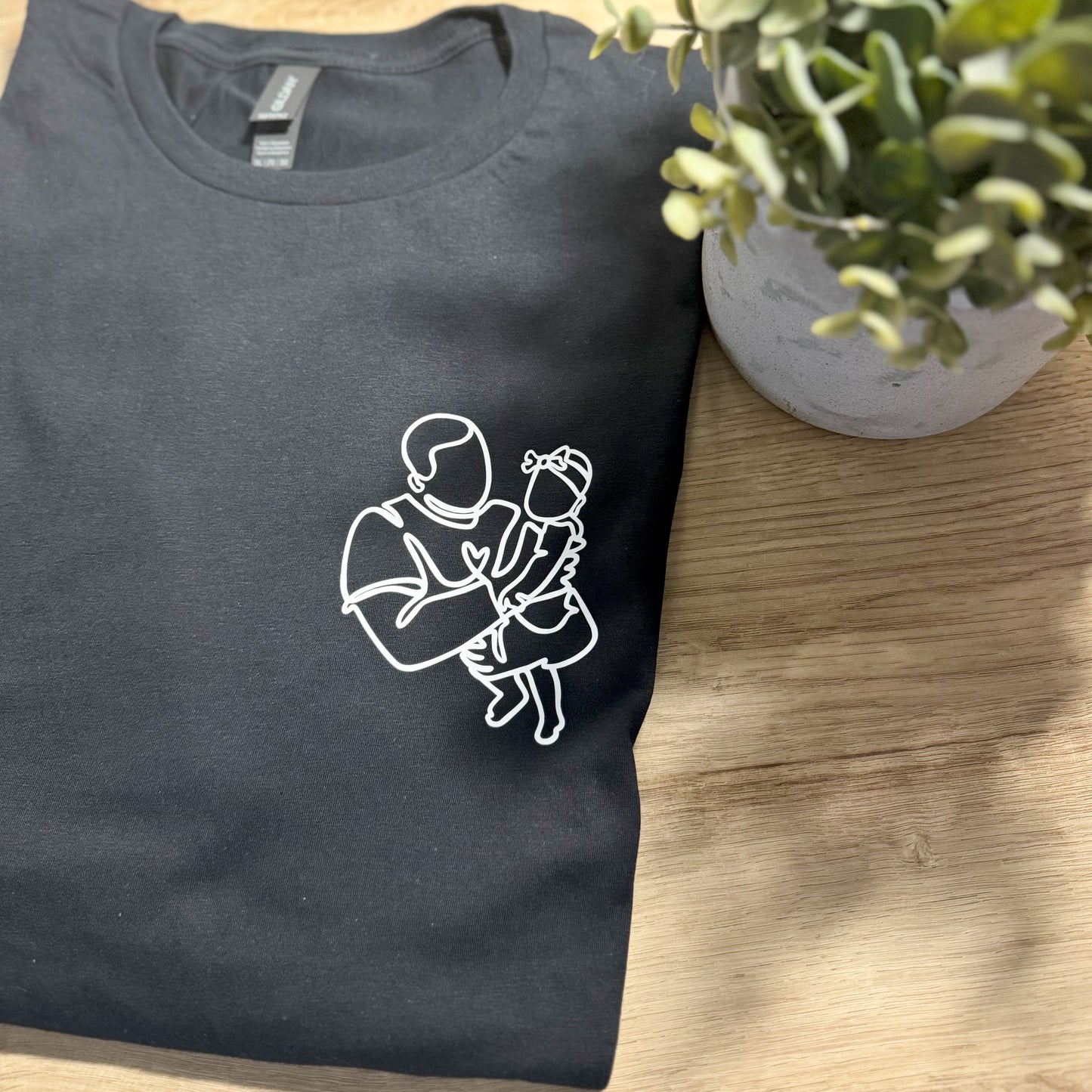 T-PAITA - custom one line pieni kuva