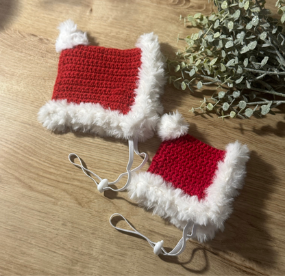 Koirien virkattu tonttulakki