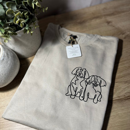 T-PAITA - custom one line pieni kuva