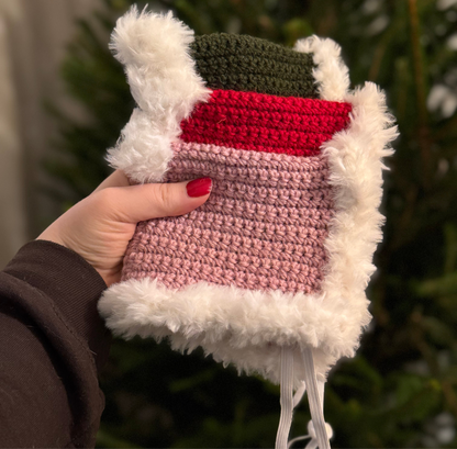 Koirien virkattu tonttulakki