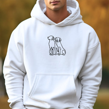 HUPPARI - custom one line kuvalla