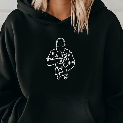 HUPPARI - custom one line kuvalla