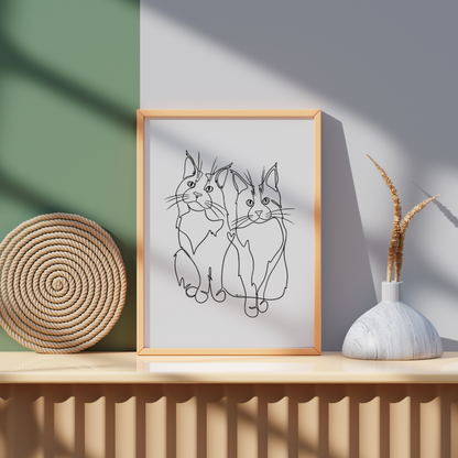 Mustavalkoinen printti (fyysinen tuote)