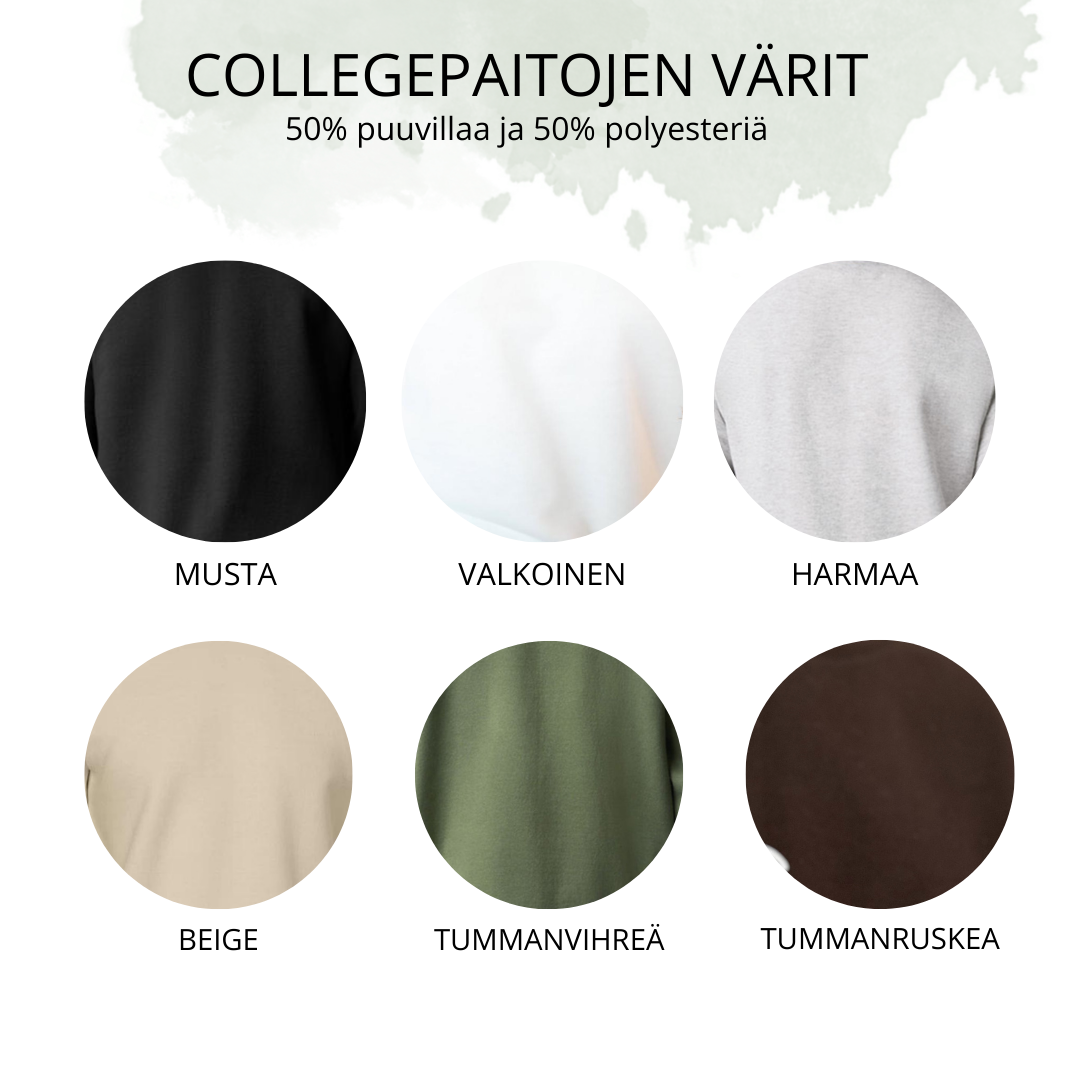 COLLEGE - custom one line kuvalla