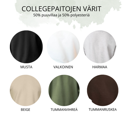 COLLEGE - custom one line kuvalla