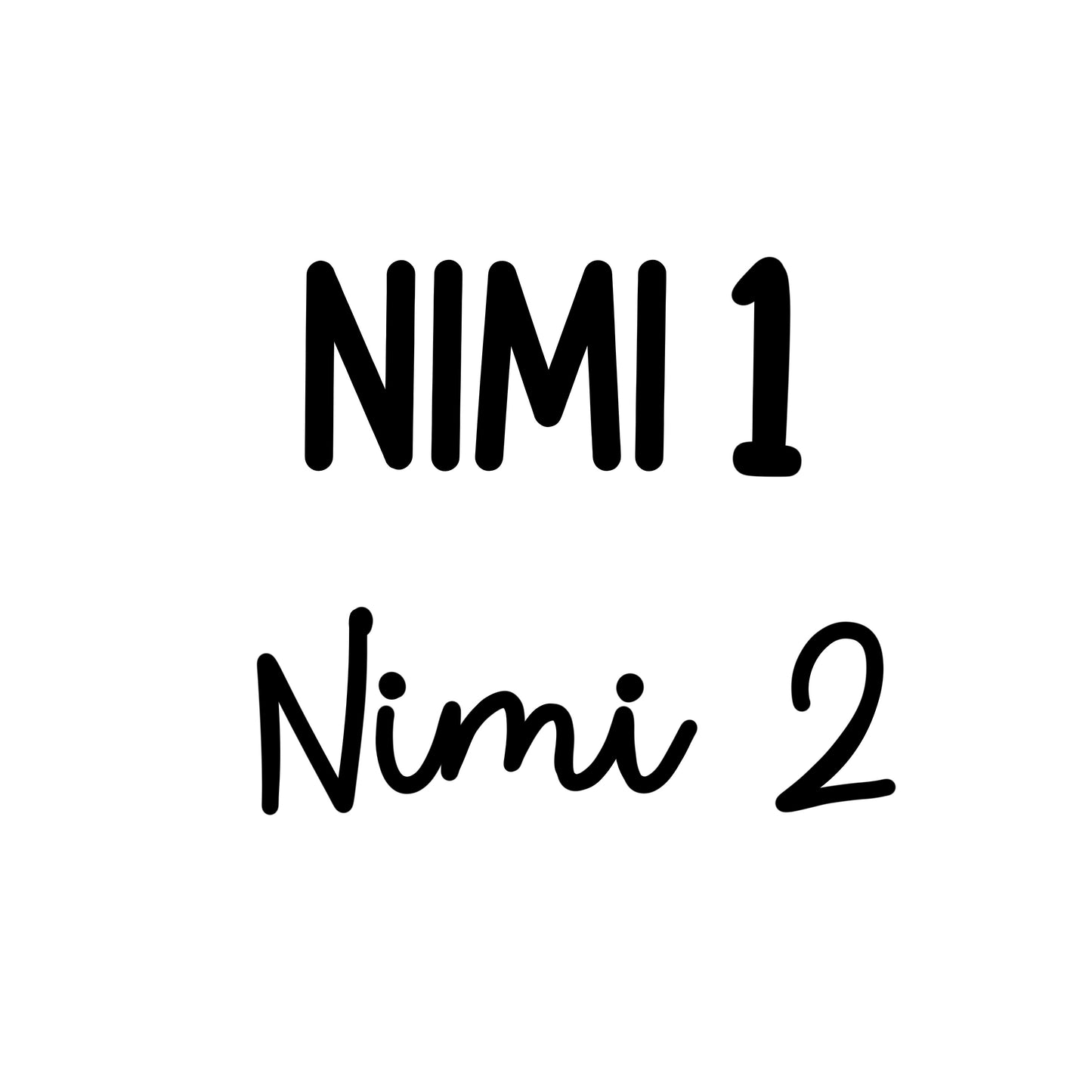 JOULUKORISTE kirkas kuusikulmio - custom korvakuvitus